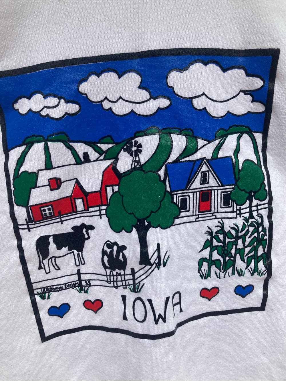 Cut-Off Vintage Iowa Sweatshirt - Picture 2 of 7